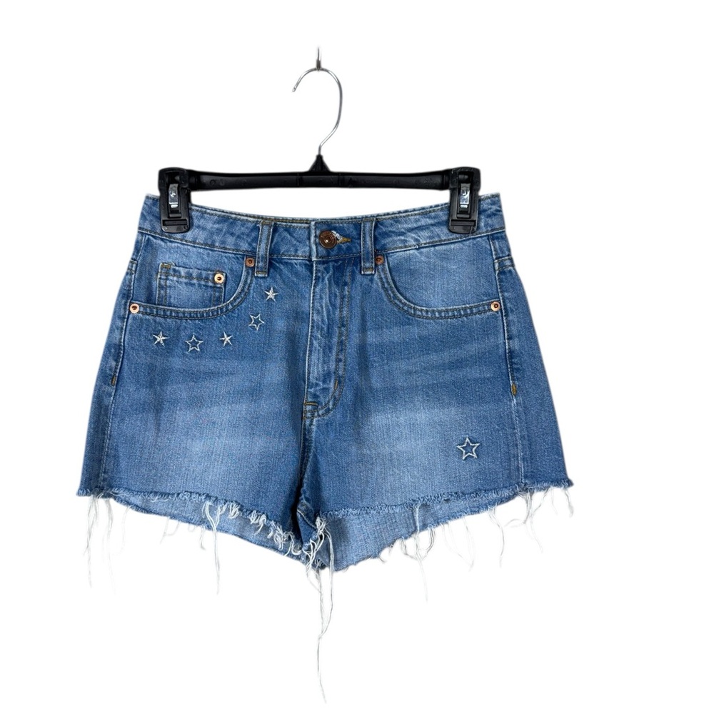 Vintage Y2K H&M Coachella Micro Jean Shorts Size 6 Festival Daydreamer Western